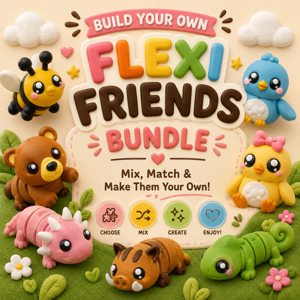 Build Your Own Flexi Friends Bundle