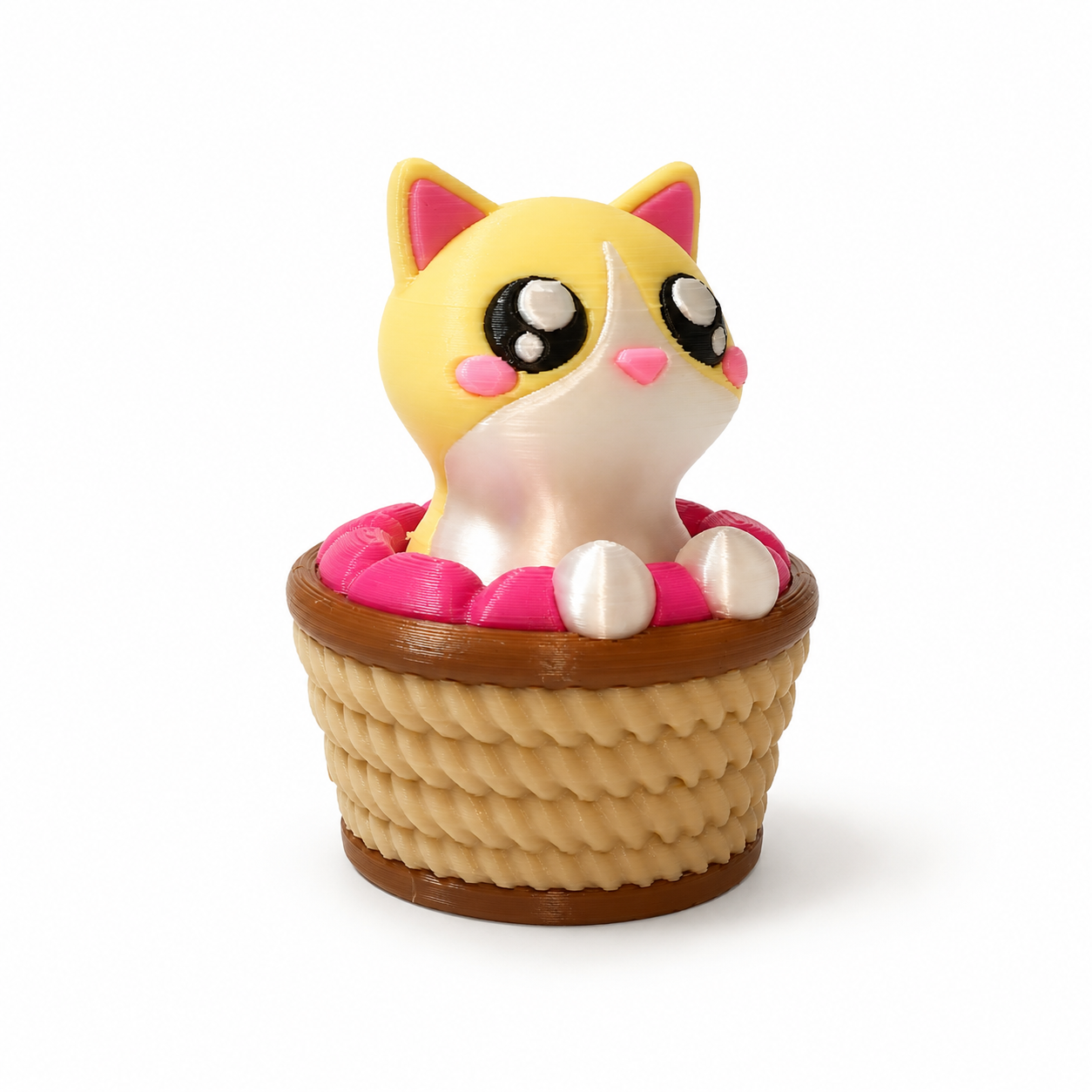 Yellow Clicker cat