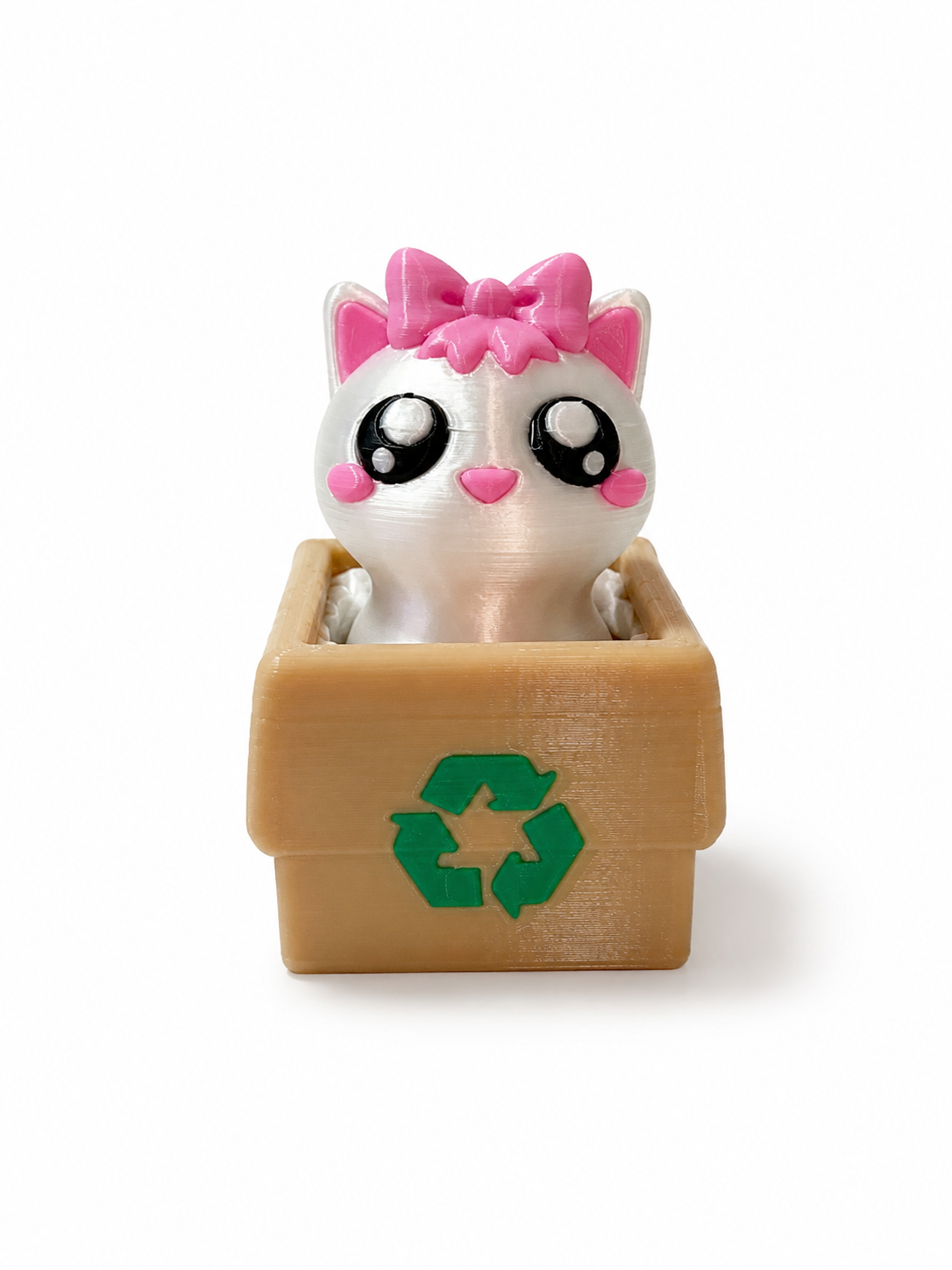 Pink bow cat Clicker